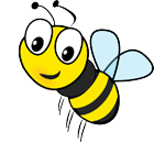 Honey Bee Flying Left